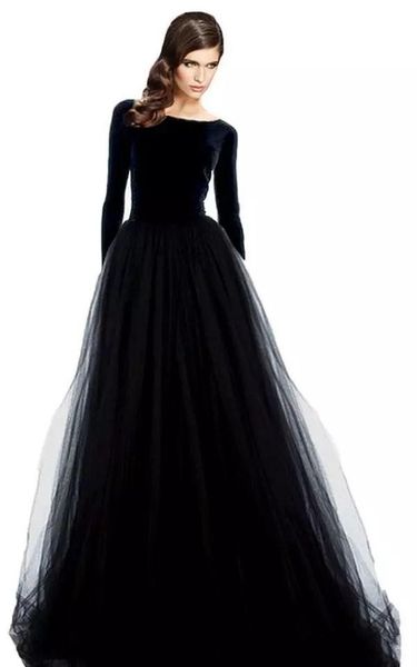 

backless long sleeve sheath occasion formal party dress stunning long sleeve evening gowns black velvet dresses evening wear bateau neck low, White;black