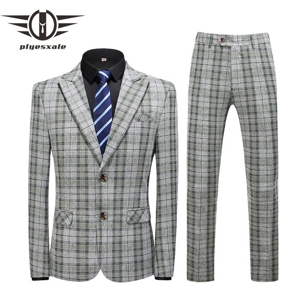 

plyesxale orange matcha green man wedding suit latest coat pant design party prom men suit with pants 2pcs casacos homens q903, White;black