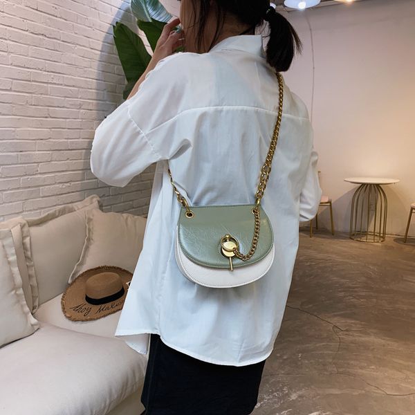 

saddle bag small bag female 2020 new fashion summer chain shoulder messenger bag