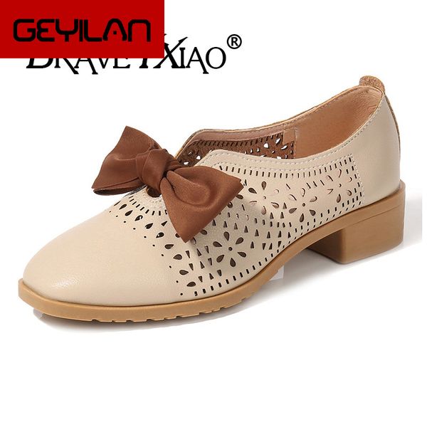 

sweet ladies high heels 2019 summer women shoes breathable holes butterfly knot women pumps woman square heels shoes b005, Black