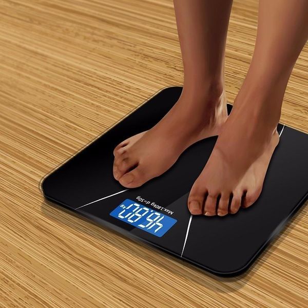 

a2 precision bathroom scale body smart electronic digital weight home floor balance toughened glass lcd display 180kg 50kg y200106