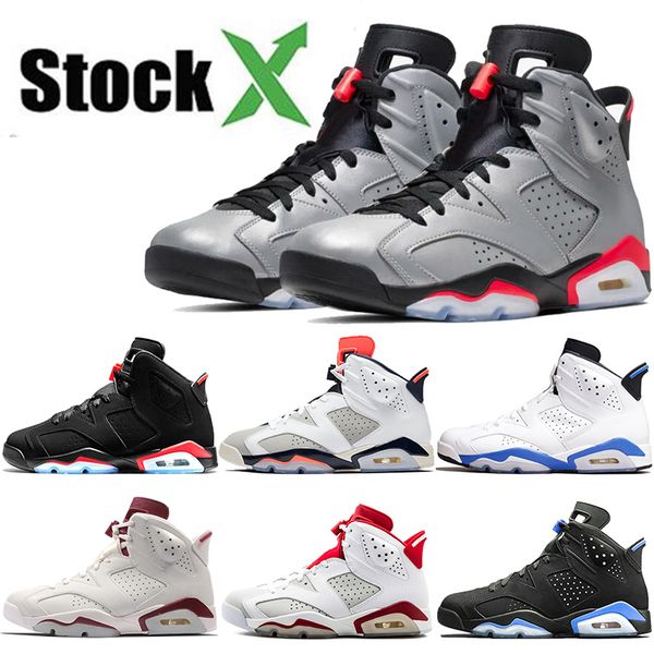 

2020 new arrival 6 6s reflections champion black infrared youth basketball jumpman shoes sneaker for men women size 5.5-13