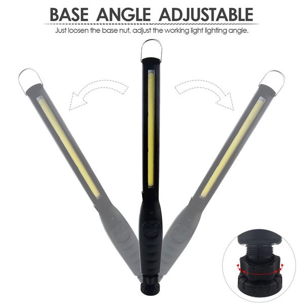 

rechargeable cob led work light magnetic usb detection light repair tool car, outdoor camping, home emergency 10152