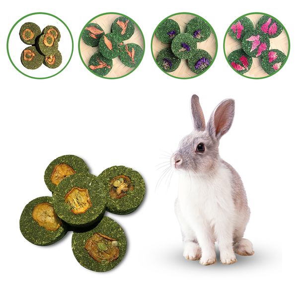 

10pcs small pets hamster grinding teeth cake cookie animals rabbit chinchilla guinea pig molar chew play toy 8 types 4