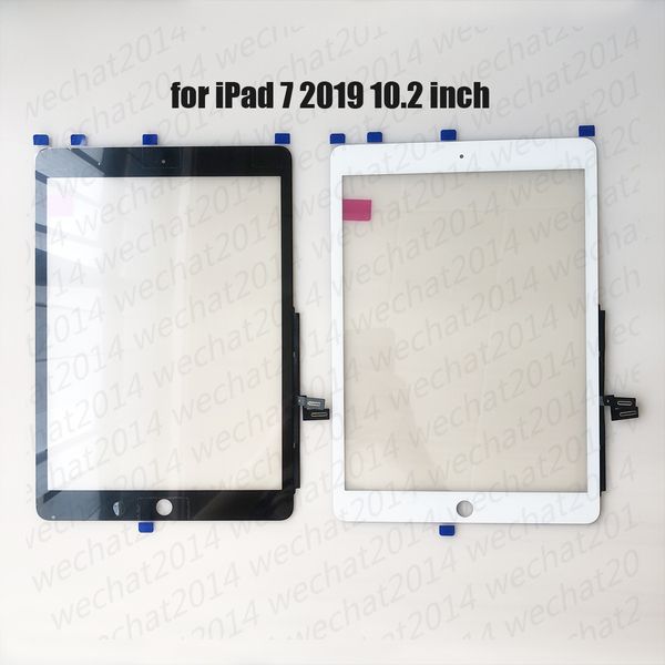 

10pcs touch screen glass panel with digitizer for ipad 7 2019 7th a2197 a2200 a2198 dhl