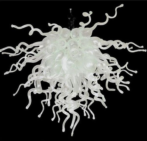 

art white murano lamps chandeliers lighting livingroom decoration led bulbs custom made hand blown glass chandelier pendant light