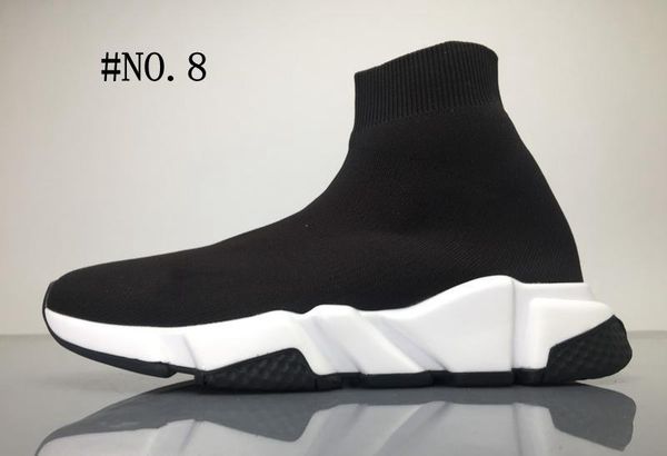 

men women designer sneakers speed trainer black red gypsophila triple flat sock boots casual shoes speed trainer runner with dust bag