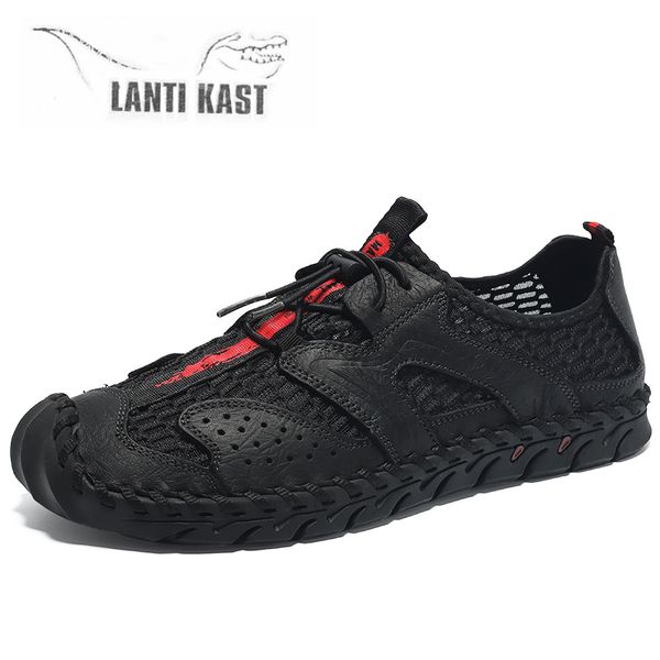 

men aqua shoes summer water shoes breathable mesh outdoor sandals footwear sneakers men swimming fishing hiking slippers