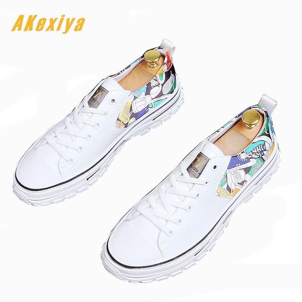 

2020 new men fashion printing causal flats platform shoes loafers moccasins male designer shoe for man sapato social masculino, Black