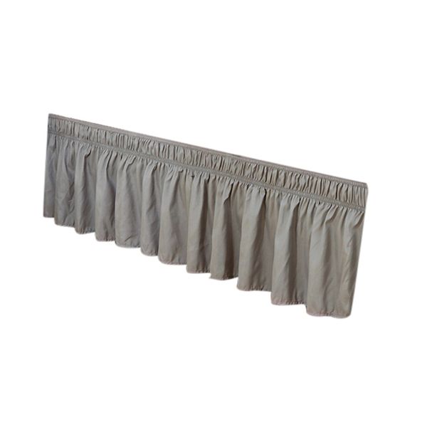 

modern solid dust ruffle split corners 1pc bed bedding pleated skirt 14 drop