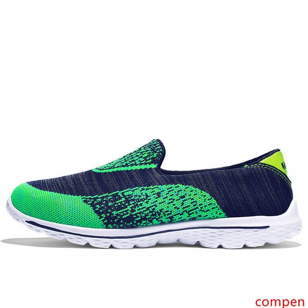 

black spring/summer men shoes couple walking shoes breathable soft fly woven lovers sporting lightweight flats slip-on shoe