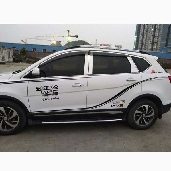 

racing stripes side door car body stickers vinyl doors bumper decals