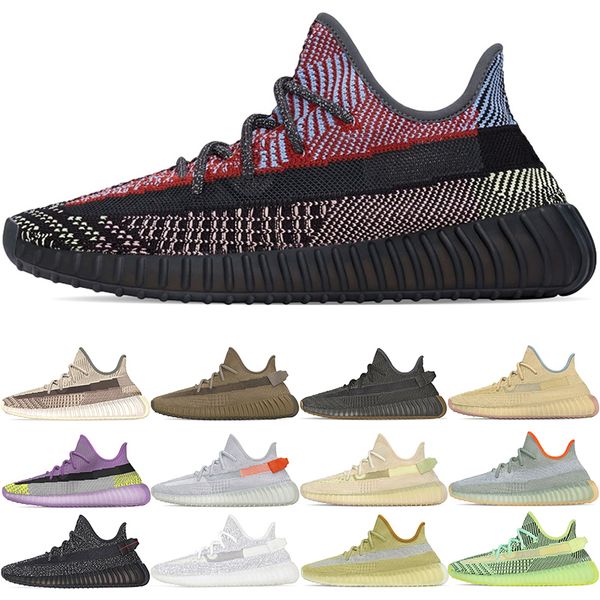 

kanye west men women running shoes cinder zyon linen desert sage earth black static reflective fashiton mens trainers sport sneaker 36-47