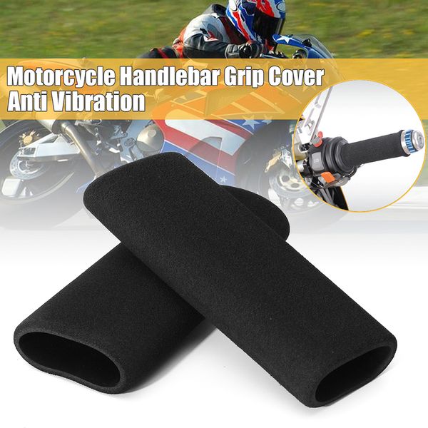 

1pair 12cm motorbike handlebar grip cover motorcycle frames&fittings universal slip-on foam anti vibration motorcycle cover