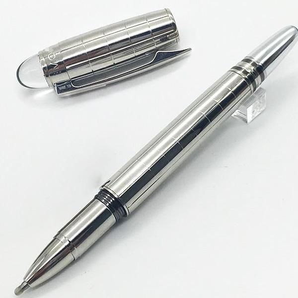 

luxury silver checker hot роллер pen m crytal top metal roller ручки шариковые + 1 бесплатно ручка заправки # yamalang3