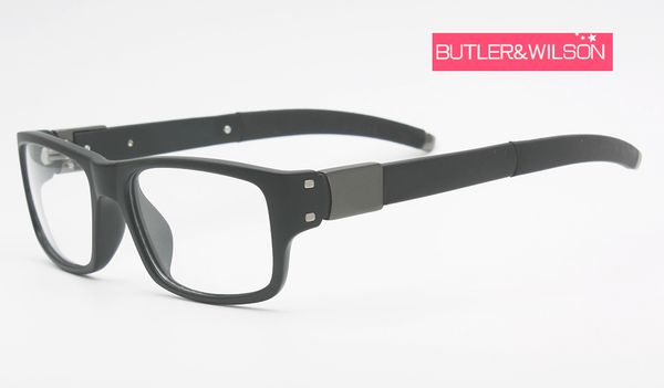 

wholesale- seller optical frames black eyeglasses frame muffer 22-202 in case, Silver