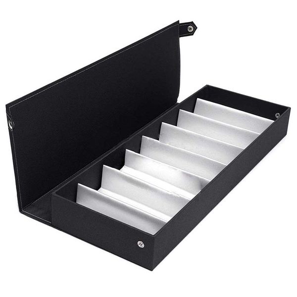 

box porta sunglasses case pouch bag glasses case display tray black, Silver