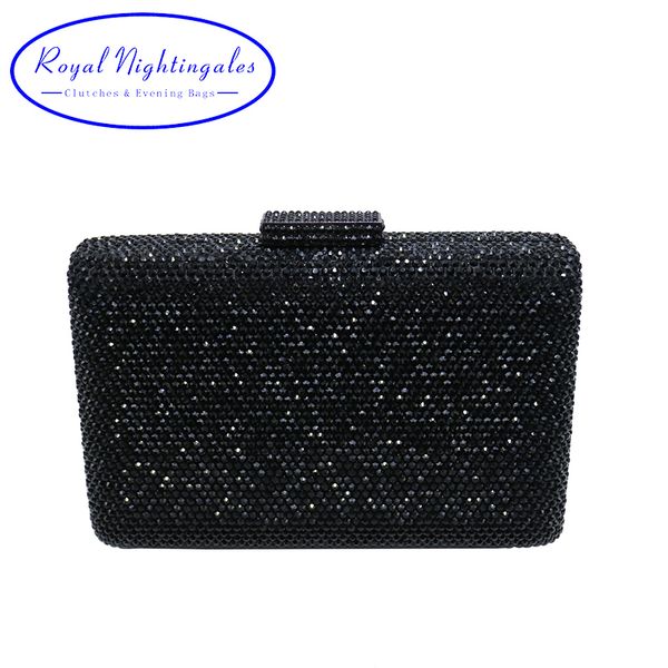 

hard box clutch black evening purses with rhinestones crystal evening bags and clutch bags d18110106