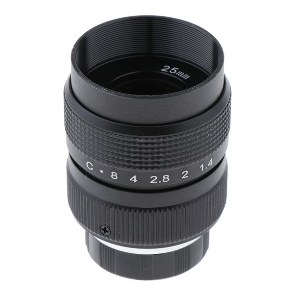 

25mm f/1.4 c mount tv lens for mirrorless camera, manual focusing fixed