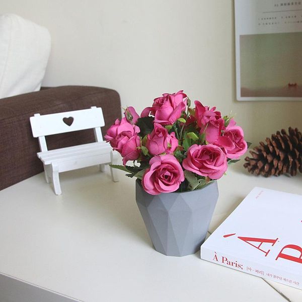 

новый искусственный герметичный завод шелковый цветок розы свадеб home decor art