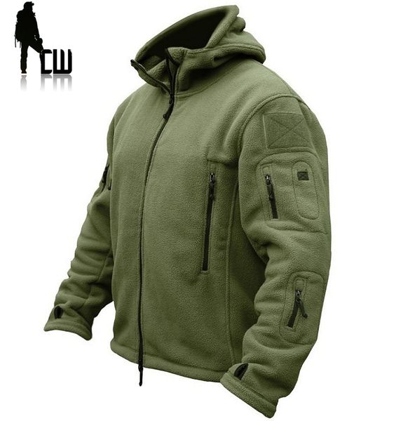 

tad tactical outdoors softshell fleece jacket men us army sportswear clothes thermal hike casual hoodie jacket, Black;brown