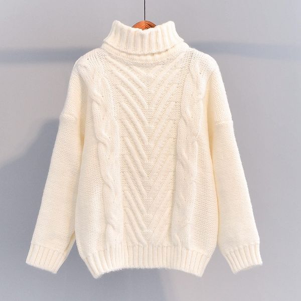 

2019 autumn winter women knitted turtleneck sweater casual soft jumper fashion warm elasticity pullovers female m190927