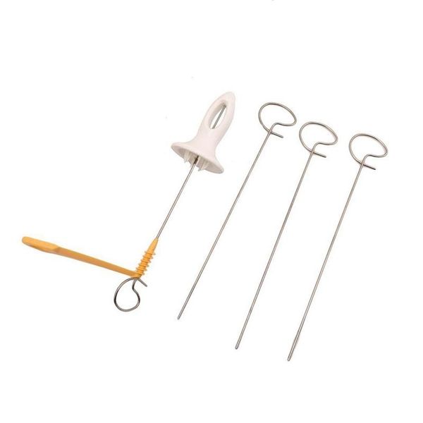 

1 set stainless steel tornado potato spiral cutter slicer spiral potato chips making fruit vegetable tools