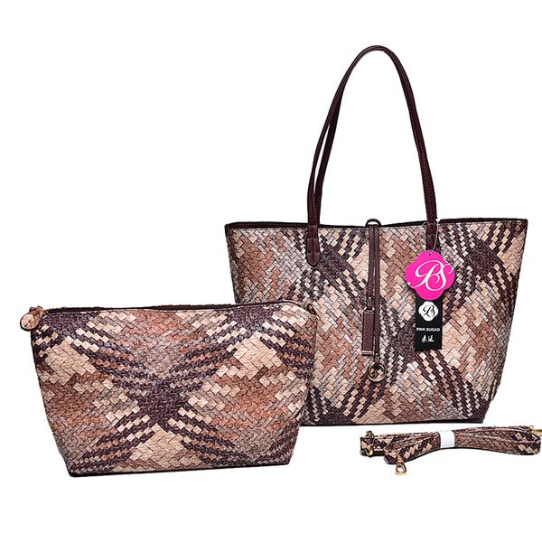 

розовая сумочка sugao дизайнерские сумки 2 шт. / компл., модные сумки из искусственной кожи, женские сумки sac, сумка через плечо