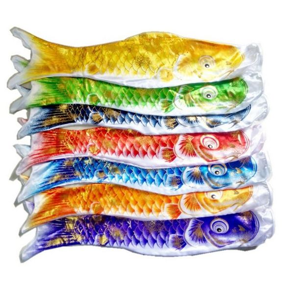 2020 70cm Colorful 3d Cartoon Fish Flag Koi Nobori Kite Carp