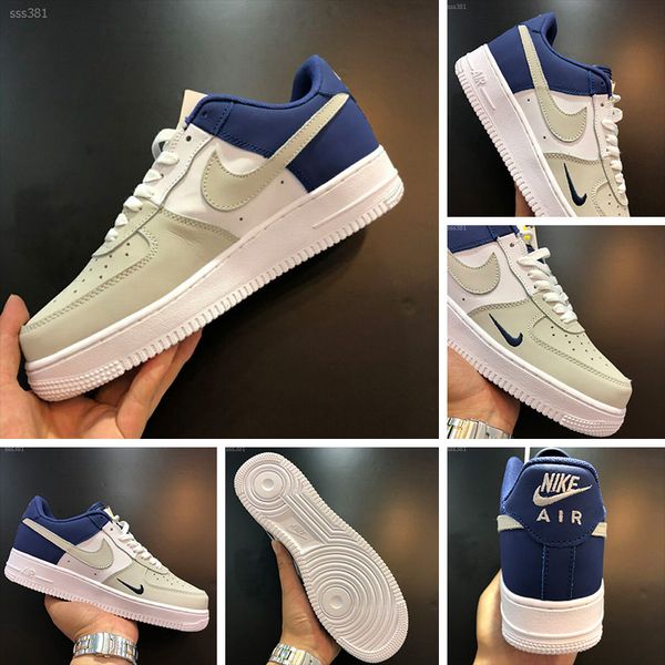

2020 selling shoes for women men fashion genuine leather sneakers outdoor blue classic thick-soled height increasing casual shoe