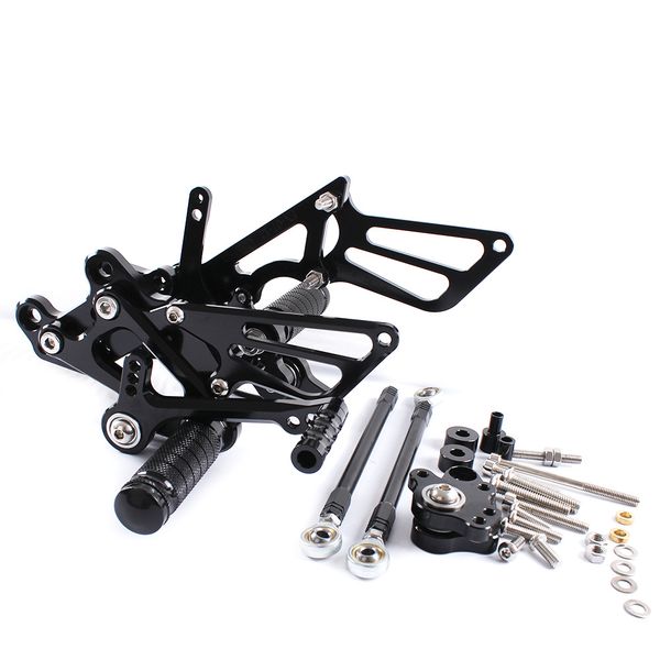 

for cbr 600 cbr600 rr cbr600rr abs 2009-2015 cnc aluminum motorcycle adjustable rearset rear set foot pegs pedals footrest