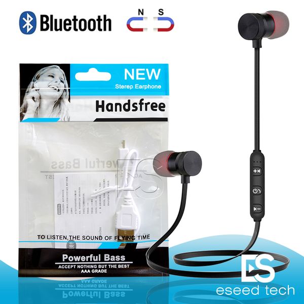 

For iphone x 8 am ung magnetic m5 bluetooth headphone port earphone tereo wirele running head et with mic mp3 earbud bt 4 1 opp bag