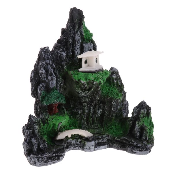 

decorative mountain hill fish hideout fish tank aquarium diy ornaments decor
