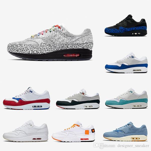 

tokyo maze bred 1s men women shoes 1 anniversary royal patch atomic teal parra puerto rico 87 mens trainers sports sneakers 36-45, White;red