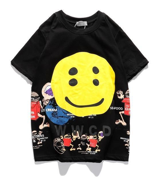 

2020 mens t shirts summer i feel like pablo tee short sleeve o-neck t shirt kanye west letter print casual tees male clothinge8a30#, Black;red