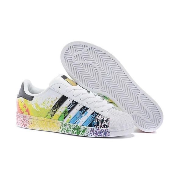 

fashion 2019 superstar white black pink blue gold superstars 80s pride sneakers super star women men sport casual shoes eu sz36-45