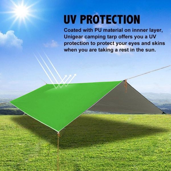 

practical 300x300cm oxford cloth travel moisture proof awning shade sail camping mat shade canopy gazebo camp outdoors durable