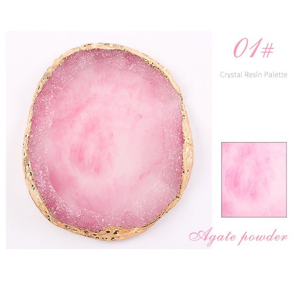 

color nail art ring palette finger ring plate acrylic uv gel polish cream foundation mixing nail art equipment