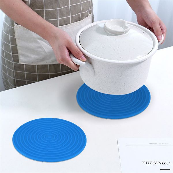 

kitchen anti-pad individuales silicone non-slip mat bowl square table placemat kitchen anti-pad