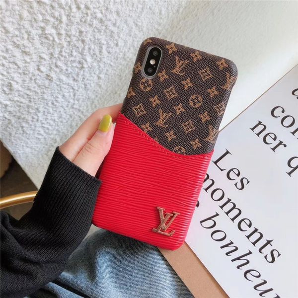 

For iphone 11 pro max lim ca e de igner phone ca e for iphone x xr 8 7 for am ung note 8 9 back cover with card lot