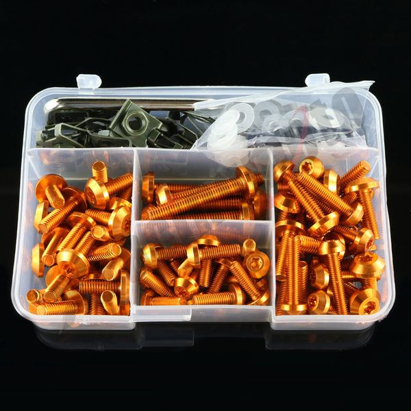 

fairing bolt screws kit anodize bodywork motorcycle accessories complete