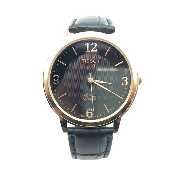 

AAA big men's business quartz watch high quality leather luxury temperament digital clock casual simple free shipping