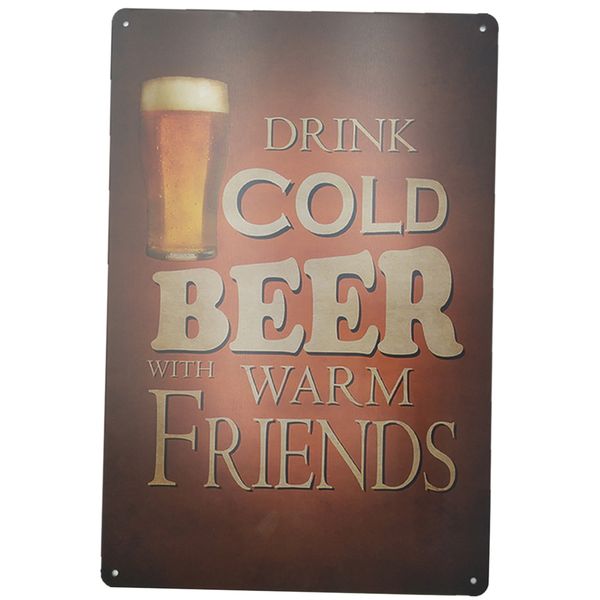 

vintage metal tin sign plaque wall art poster cafe bar pub wall decorative sheet craft 20x30cm