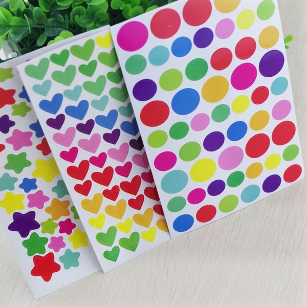 

diy photo album scrapbooking любовь dot звезда наклейка для украшения фотоальбома 6sheets / set других home decor