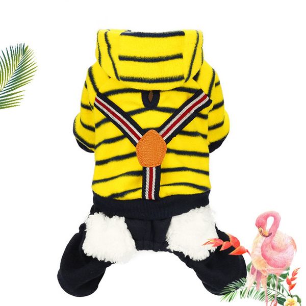 

strap pattern casual sports style pet cloth outdoor playing suits soft pet comfortable fashion loose casual dog jeans