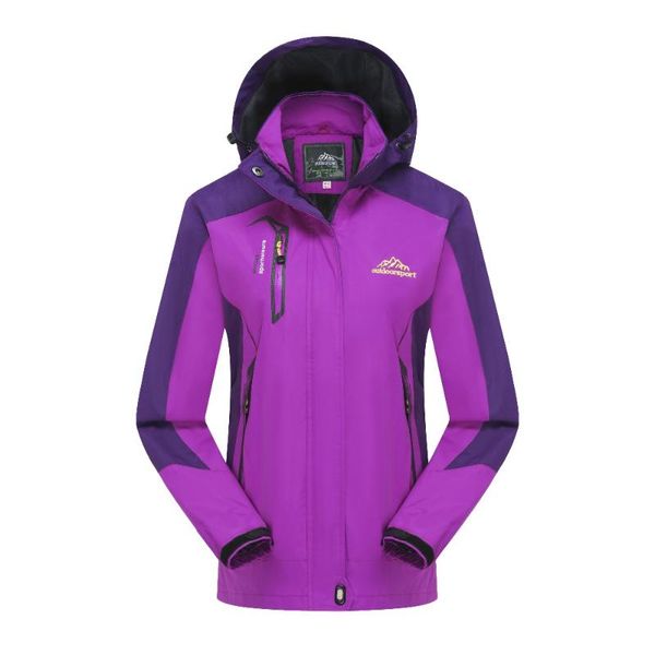 

windtaste women spring autumn outdoor hiking female jacket waterproof windproof coat sports camping trekking climbing jackets, Blue;black