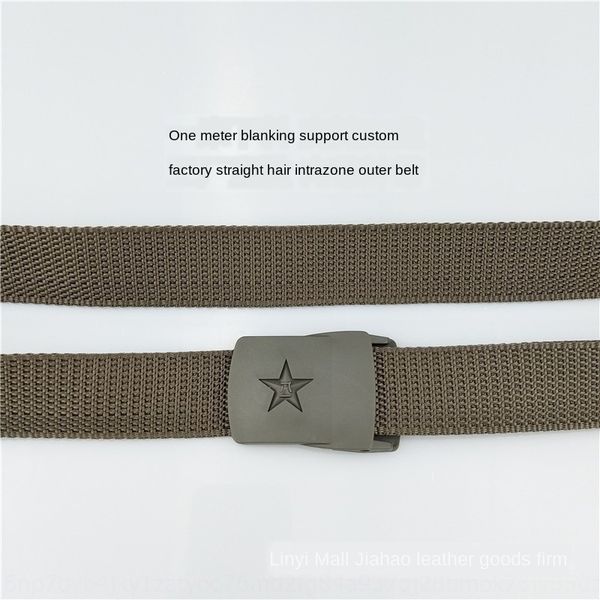

wq6jj students' bayitraining belt outdoor combat camouflage nylon woven labor protection sports underwear canvas canvas men's and, Black;brown