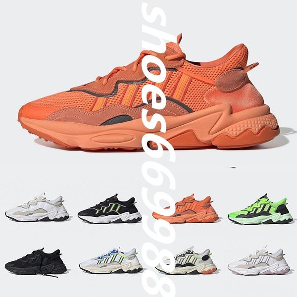 

2020 bold orange pride xeno ozweego for men women casual shoes neon green solar yellow halloween tones core black trainer sports sneakers