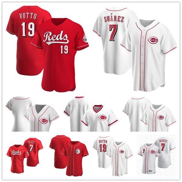 

cincinnati 2020 reds aristides aquino jersey joey votto raisel iglesias jesse winker eugenio suarez johnny bench scott schebler jerseys, Blue;black