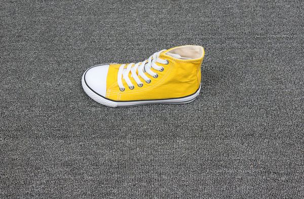 

2020 drop shipping brand new 14 colors all high sports stars low classic canvas shoe sneakers men's women's casual shoes size 35-4, Black